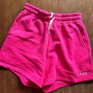 LSKD Ready Track Short Magenta Sport Woman Leisure Casual Athleisure Athletic